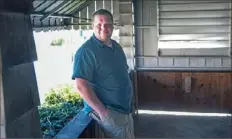  ?? Nate Guidry/Post-Gazette ?? Brian Snyder stands Monday on the porch of a home he is renovating to sell in Shaler.