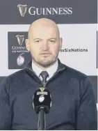  ??  ?? 0 Gregor Townsend: ‘An opportunit­y’