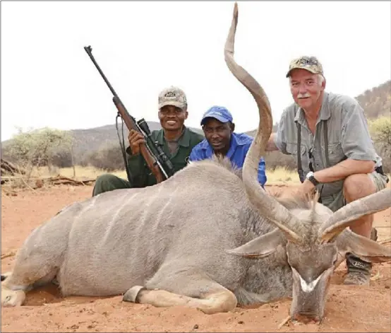  ??  ?? Namibia considers hunting important since it generates foreign currency, including significan­t conservati­on and developmen­t benefits.