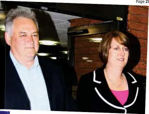  ??  ?? Downfall: With husband Richard Timney on the night she lost her Redditch seat in 2010 in the wake of that expenses scandal