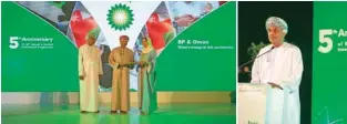  ??  ?? HELPING HAND: BP Oman has invested $13.3 million through its Social Investment Programme in local communitie­s.