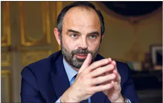  ?? (Photopqr/Le Parisien/Olivier Corsan) ?? Edouard Philippe reste persuadé que ses réformes iront jusqu’au bout : « Les Français ont, aujourd’hui, une conscience beaucoup plus nette des enjeux. »