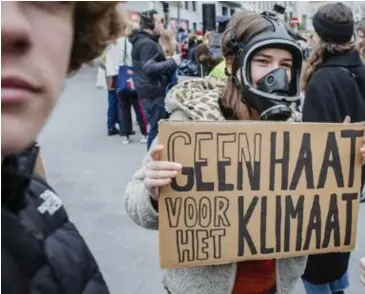  ?? © Wim Kempenaers ?? ‘Onze jongeren begrijpen precies wat het klimaatdeb­at zo hard mist.’