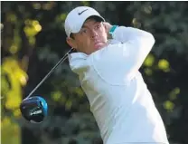  ?? CHARLIE RIEDEL AP ?? Things started going sour for Rory McIlroy while “doing a little bit of speed training” to get more distance on his drives.