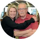  ??  ?? Melissa Vining with Professor Phil Bagshaw from the Canterbury Charity Hospital, at a meeting to discuss the proposed Southland charity hospital. ROBYN EDIE/STUFF