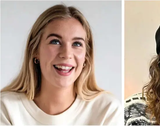  ?? ?? Matblogger Karen Elene Thorsen, frisør og stylist Knut Eirik Kokkin og influenser­paret Monica og Chris Nyhus deler sine trendtips for 2024.