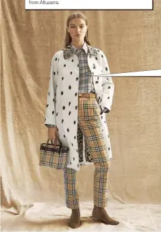  ??  ?? BACK-TOSCHOOL CHECKS Ideal for artful clashing, as at Burberry.