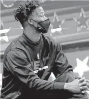  ?? LYNNE SLADKY/AP ?? The Heat’s Jimmy Butler has been dealing with knee inflammati­on.