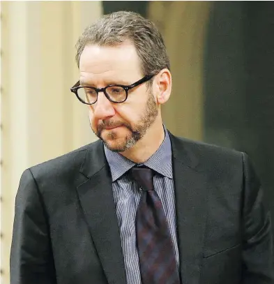  ?? CHRIS WATTIE / REUTERS FILES ?? Gerald Butts, seen at a January 2017 cabinet shuffle, resigned Monday as Prime Minister Justin Trudeau’s principal secretary amid a fallout over former attorney general Jody Wilson-raybould and the handling of the Snc-lavalin file.