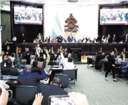  ?? FOTO: DAVID ROMERO ?? Tras unas largas vacaciones, el 16 de enero los diputados aprobaron con 72 votos la amnistía vehicular y energética.