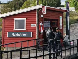  ?? FOTO: HANS O. TORGERSEN ?? Onsdag kveld ble en mann i 50-årene drept på Nakholmen. En 27-åring er nå fengslet i saken.