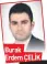  ??  ?? Burak Erdem ÇELİK