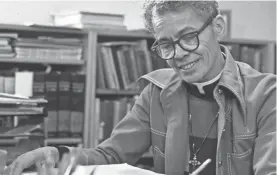  ?? PROVIDED BY PAULI MURRAY FOUNDATION VIA SUNDANCE INSTITUTE ?? Pauli Murray, the first Black woman to be ordained as an Episcopal priest, is the subject of the new documentar­y “My Name Is Pauli Murray.”