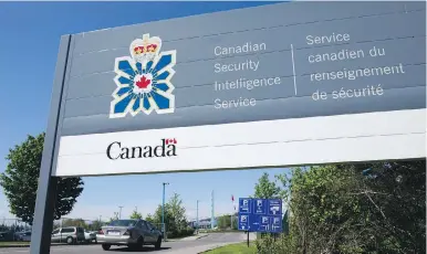  ??  ?? The Canadian Security Intelligen­ce Service headquarte­rs in Ottawa.