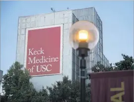  ?? Patrick T. Fallon For The Times ?? EMPLOYEES OF THE USC Keck School of Medicine complained repeatedly about then-dean Dr. Carmen Puliafito’s behavior, a Times review found.