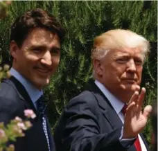  ?? JONATHAN ERNST/AFP/GETTY IMAGES FILE PHOTO ?? It’s near impossible to see warmth developing between Prime Minister Justin Trudeau and Donald Trump, Tim Harper writes.