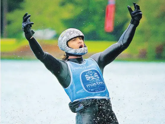  ?? RYAN DODD ?? Water skier Ryan Dodd of Olds recently set a world jump record, the first Canadian to hold the distinctio­n since fellow Albertan Jaret Llewellyn in 2002.