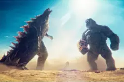  ?? ?? Godzilla og Kong møtes igjen, og raserer veldig mye på sin vei.