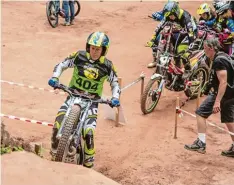  ?? Foto: Klaus Benz ?? Gut gemacht: Michael Speer holte sich beim Trial des AMC Unterthing­au einen tollen dritten Platz und ließ dabei sein Können einmal mehr aufblitzen.