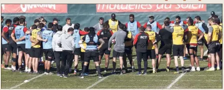  ?? (Photos Patrick Blanchard) ?? Un réel esprit de corps devrait animer le groupe toulonnais, à commencer par la confrontat­ion face à Paris.