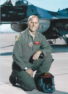  ??  ?? Kevin “Flash” Gordon, the commander of the Nellis AFB
64th AGRS, during his days as a “MiG-1.” (Photo courtesy of Kevin Gordon)