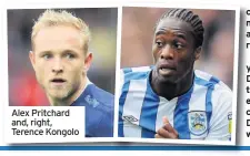  ??  ?? Alex Pritchard and, right, Terence Kongolo
c
y D w