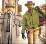  ??  ?? Brave, left, along with Django Unchained were among the films being shown on the big screen and up for rent at the same time during a trial in South Korea