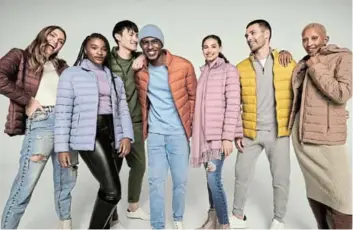  ?? Pictures: SUPPLIED ?? The inners of Woolworths’ puffer jackets are made from recycled polyester.