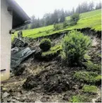  ?? BILD: SN/APA/BFV VOITSBERG ?? Schwere Unwetter führten in Steiermark zu Hangrutsch­en Vermurunge­n. der und