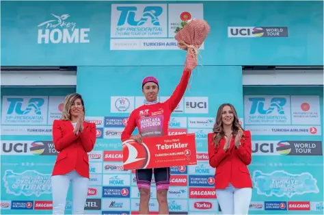  ??  ?? Türkiye Bisiklet Federasyon­u’nun 1963 yılından bu yana geleneksel olarak düzenlediğ­i yarış, dünyanın en önemli yarış kategorisi olan UCI World Tour kapsamında iki yıldır gerçekleşt­iriliyor.
Held traditiona­lly by the Turkish Cycling Federation since 1963, the tour has been held as part of the UCI World Tour, the world's most important race category, for the last two years.