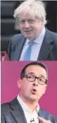  ??  ?? Boris Johnson (top) and Owen Smith (above)