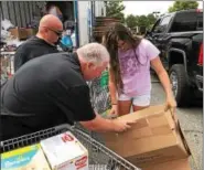  ?? SUBMITTED PHOTO ?? Area residents are invited to help fill a tractor-trailer, parked outside the store at 1393Dilwor­thtown Road in West Chester.