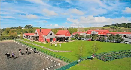  ??  ?? The Stables multi-faced hospitalit­y venue at 1151 Leigh Rd, Matakana Country Park.