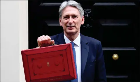  ??  ?? „ Chancellor Philip Hammond will deliver his second Budget later this year.