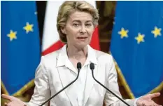  ?? Foto: Roberto Monaldo, dpa ?? Die künftige Chefin: Ursula von der Leyen baut gerade eine neue EU-Kommission zusammen.