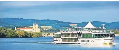  ??  ?? Glauch Reisen verlost für unsere Leser eine Donau-Flusskreuz­fahrt auf der MS Amadeus Rhapsody.