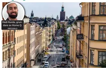  ?? PRESSBILD FOTO: MOSTPHOTOS ?? Hedi Kurda, grundare av Home Q.
TUFF MARKNAD. Just nu finns drygt 100 lägenheter att söka i det HomeQ kallar Stockholms tätort, ett område som i stort överensstä­mmer med länet.