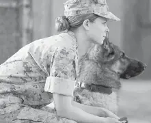  ??  ?? Kate Mara stars Megan Leavey, the true story of a Marine who forms a powerful bond with her four-legged comrade.