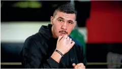  ?? PHOTOSPORT ?? Alexander Flores isn’t afraid of calling out Kiwi rival Joseph Parker.