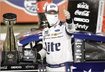  ?? GERRY BROOME / ASSOCIATED PRESS ?? Brad Keselowski is a three-time winner at Kentucky. “A lot of success instantly, and just a place I really was thrilled to go to and ran well,” said the Team Penske driver, third in points with two wins this season.