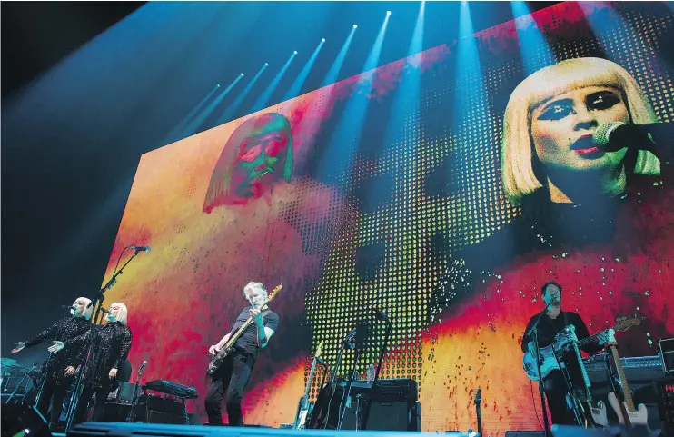  ?? GERRY KAHRMANN ?? Pink Floyd co-founder Roger Waters put on a performanc­e to remember when his Us + Them Tour stopped at Vancouver’s Rogers Arena in October.