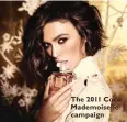  ??  ?? The 2011 Coco Mademoisel­le campaign