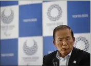  ?? JAE C. HONG — THE ASSOCIATED PRESS FILE ?? Toshiro Muto, CEO of the 2020Tokyo Olympics organizing committee, acknowledg­ed he can’t guarantee the games can go forward next year.