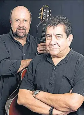  ?? (FOTO HORACIO LIENDO) ?? De regreso. Oscar Motta y Pocho González, juntos.