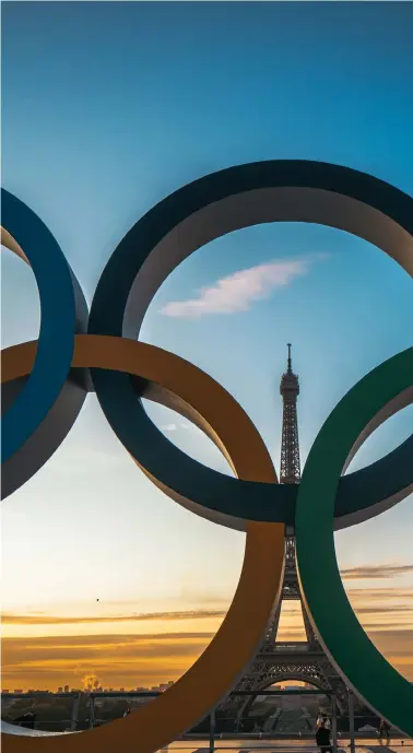 ?? ?? Paris står värd för sommar-os 2024 för tredje gången. Denna gång kommer flera av idrottsgre­narna att avgöras ute på Paris gator och torg!