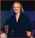  ?? ?? Liz Truss hopes to be PM