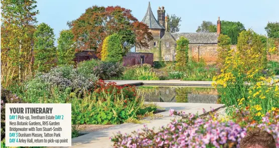  ?? ?? HEAVENLY: The
Paradise Garden, just one of the spectacula­r features at RHS Garden Bridgewate­r