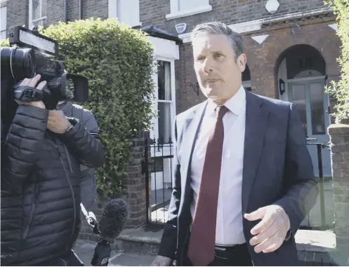  ??  ?? 0 Labour leader Sir Keir Starmer has come under fire for sacking Angela Rayner after the party’s poor showing in Hartlepool