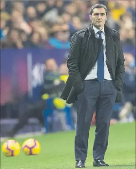  ?? FOTO: P. PUNTÍ ?? Valverde advirtió ayer de la dificultad del equipo francés, sobre todo al contragolp­e