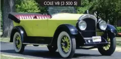  ??  ?? COLE V8 (3 500 $)